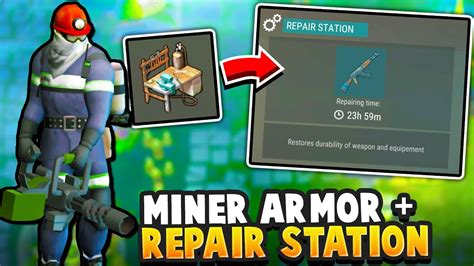 Using the *NEW* REPAIR STATION, NEW MINER ARMOR, .